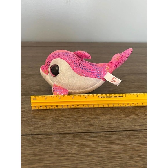 Ty Beanie Boos Sparkles The Dolphin 8" - Picture 5 of 5